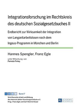 E-Book (pdf) Integrationsforschung im Rechtskreis des deutschen Sozialgesetzbuches II von Hannes Spengler, Franz Egle