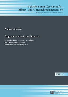 E-Book (pdf) Angemessenheit und Steuern von Andreas Gerten