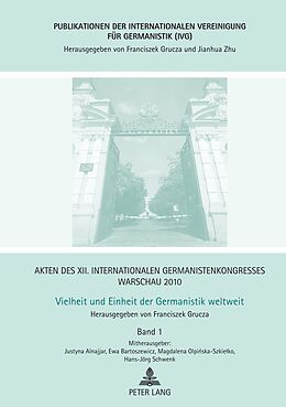 E-Book (pdf) Akten des XII. Internationalen Germanistenkongresses Warschau 2010 von 