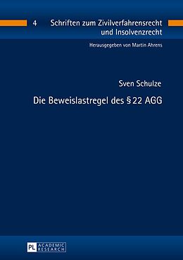 E-Book (pdf) Die Beweislastregel des § 22 AGG von Sven Schulze