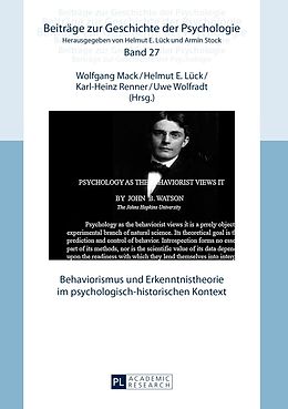 E-Book (pdf) Behaviorismus und Erkenntnistheorie im psychologisch-historischen Kontext von 