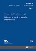 E-Book (pdf) Wissen in institutioneller Interaktion von 