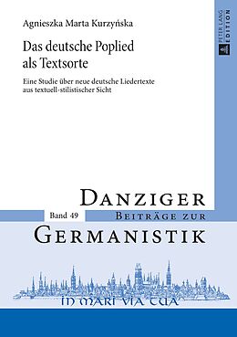 E-Book (pdf) Das deutsche Poplied als Textsorte von Agnieszka Marta Kurzynska