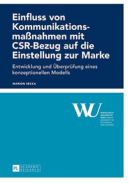 E-Book (pdf) Einfluss von Kommunikationsmaßnahmen mit CSR-Bezug auf die Einstellung zur Marke von Marion Secka