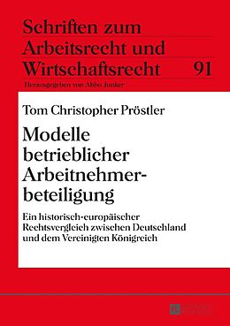 E-Book (pdf) Modelle betrieblicher Arbeitnehmerbeteiligung von Tom Christopher Pröstler