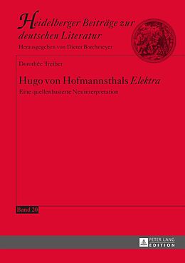 E-Book (pdf) Hugo von Hofmannsthals «Elektra» von Dorothée Treiber