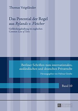 E-Book (pdf) Das Potential der Regel aus «Rylands v. Fletcher» von Thomas Voigtländer