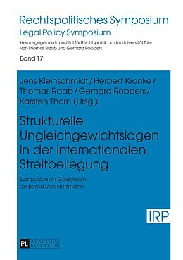 E-Book (pdf) Strukturelle Ungleichgewichtslagen in der internationalen Streitbeilegung von 