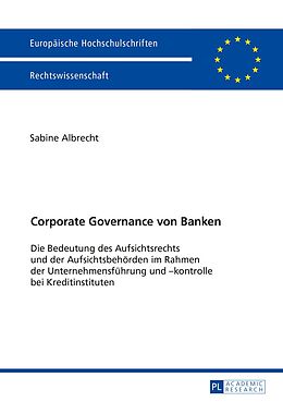 E-Book (pdf) Corporate Governance von Banken von Sabine Albrecht