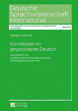 E-Book (pdf) Konnektoren im gesprochenen Deutsch von Giorgio Antonioli