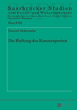 E-Book (pdf) Die Haftung des Kunstexperten von Daniel Schrembs