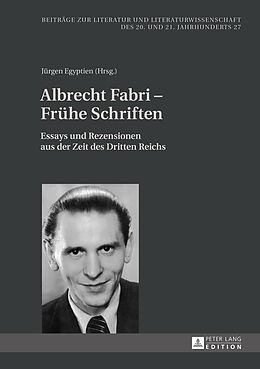 E-Book (epub) Albrecht Fabri  Frühe Schriften von 