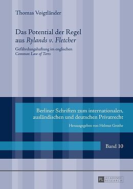 E-Book (epub) Das Potential der Regel aus «Rylands v. Fletcher» von Thomas Voigtländer