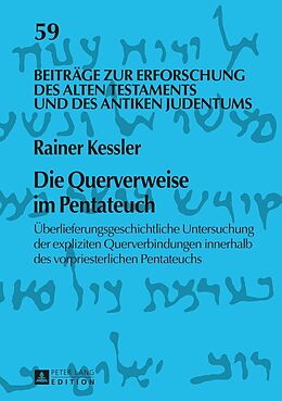 E-Book (epub) Die Querverweise im Pentateuch von Rainer Kessler