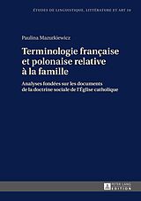 E-Book (epub) Terminologie française et polonaise relative à la famille von Paulina Mazurkiewicz