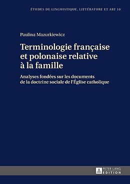 eBook (epub) Terminologie française et polonaise relative à la famille de Paulina Mazurkiewicz