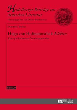 E-Book (epub) Hugo von Hofmannsthals «Elektra» von Dorothée Treiber