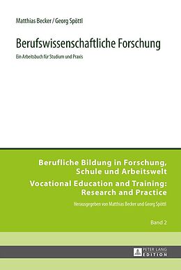 E-Book (epub) Berufswissenschaftliche Forschung von Matthias Becker, Georg Spöttl