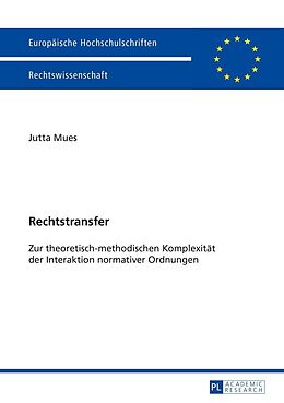 E-Book (epub) Rechtstransfer von Jutta Mues