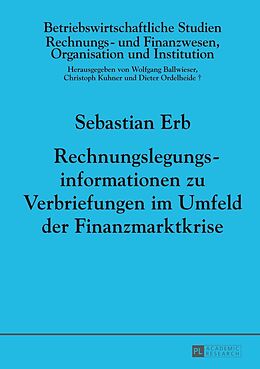 E-Book (epub) Rechnungslegungsinformationen zu Verbriefungen im Umfeld der Finanzmarktkrise von Sebastian Erb