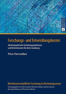 E-Book (epub) Forschungs- und Entwicklungskosten von Nico Kavvadias