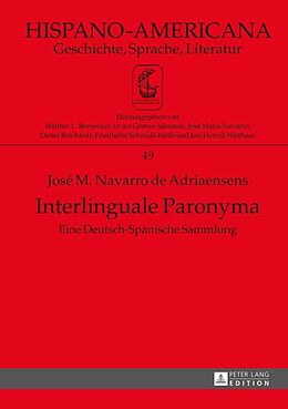 E-Book (epub) Interlinguale Paronyma von José M. Navarro de Adriaensens