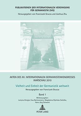 E-Book (epub) Akten des XII. Internationalen Germanistenkongresses Warschau 2010 von 