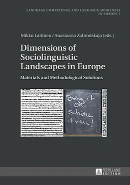 E-Book (epub) Dimensions of Sociolinguistic Landscapes in Europe von 