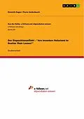 E-Book (epub) Der Dispositionseffekt - "Are Investors Reluctant to Realize Their Losses?" von Dominik Degen, Flavio Seidenbusch