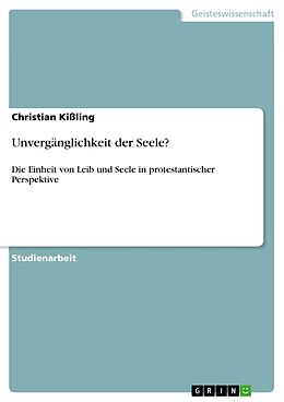 E-Book (pdf) Unvergänglichkeit der Seele? von Christian Kißling