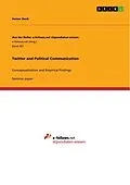 E-Book (epub) Twitter and Political Communication von Heiner Denk