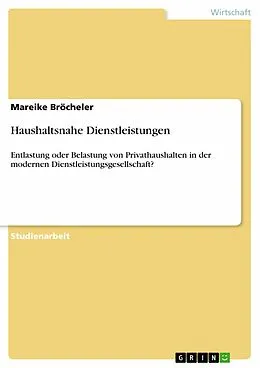 E-Book (epub) Haushaltsnahe Dienstleistungen von Mareike Bröcheler