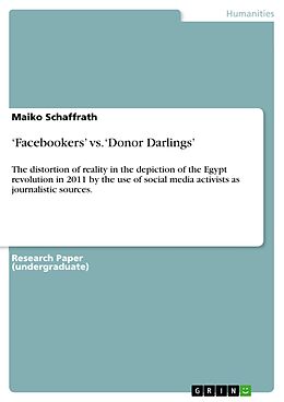 eBook (pdf) 'Facebookers' vs. 'Donor Darlings' de Maiko Schaffrath