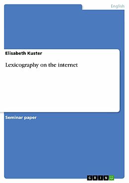 E-Book (pdf) Lexicography on the internet von Elisabeth Kuster