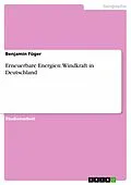 E-Book (epub) Erneuerbare Energien: Windkraft in Deutschland von Benjamin Füger