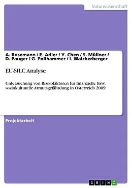 E-Book (pdf) EU-SILC Analyse von A. Rosemann, E. Adler, Y. Chen