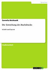 E-Book (pdf) Die Entstehung des Buchdrucks von Cornelia Reinhardt