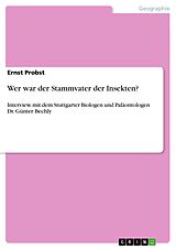 E-Book (pdf) Wer war der Stammvater der Insekten? von Ernst Probst