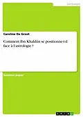 E-Book (epub) Comment Ibn Khaldun se positionne-t-il face à l'astrologie ? von Caroline De Groot