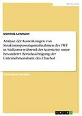 E-Book (pdf) Analyse der Auswirkungen von Strukturanpassungsmaßnahmen des IWF in Südkorea während der Asienkrise unter besonderer Berücksichtigung der Unternehmensform des Chaebol von Dominik Lehmann