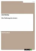 E-Book (pdf) Die Haftung des Arztes von Jens Hansky