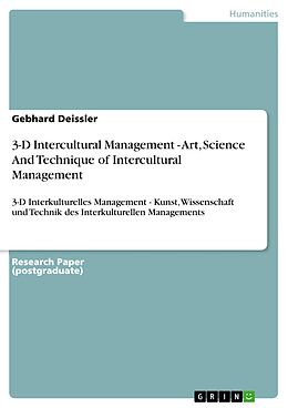 eBook (pdf) 3-D Intercultural Management - Art, Science And Technique of Intercultural Management de Gebhard Deissler