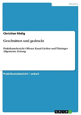 E-Book (pdf) Geschnitten und gedruckt von Christian Rödig