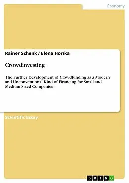 E-Book (pdf) Crowdinvesting von Rainer Schenk, Elena Horska