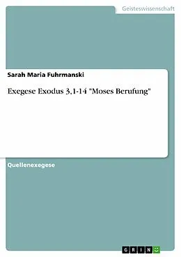 E-Book (epub) Exegese Exodus 3,1-14 "Moses Berufung" von Sarah Maria Fuhrmanski
