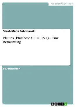 E-Book (epub) Platons "Philebos" von Sarah Maria Fuhrmanski