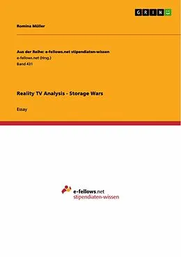 E-Book (epub) Reality TV Analysis - Storage Wars von Romina Müller