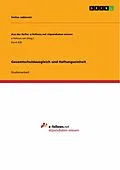 E-Book (pdf) Gesamtschuldausgleich und Haftungseinheit von Stefan Jablonski