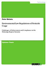 eBook (pdf) Environmental Law Regulations of Pesticide Usage de Peter Matata