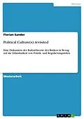 E-Book (pdf) Political Culture(s) revisited von Florian Sander